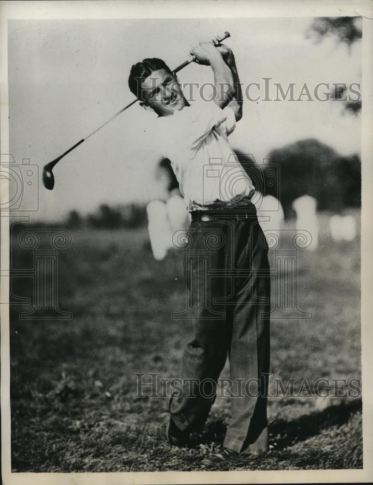 1932 Press Photo Pete Miller wins National Publinks Golf at Louisville KY - Historic Images