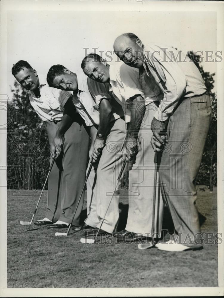 1938 Press Photo Public Links golf tourny Cleveland Leo Whitney. Bruce McCormick - Historic Images