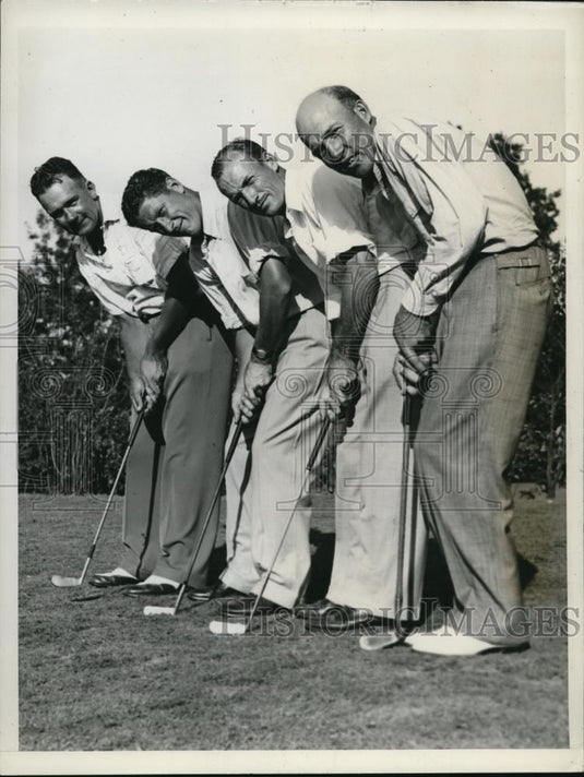 1938 Press Photo Public Links golf tourny Cleveland Leo Whitney. Bruce McCormick - Historic Images