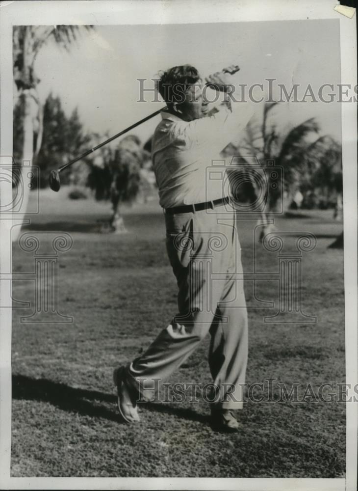 1935 Press Photo Golfer Tubby Price wins Florida Year-Round Clubs tournament - Historic Images