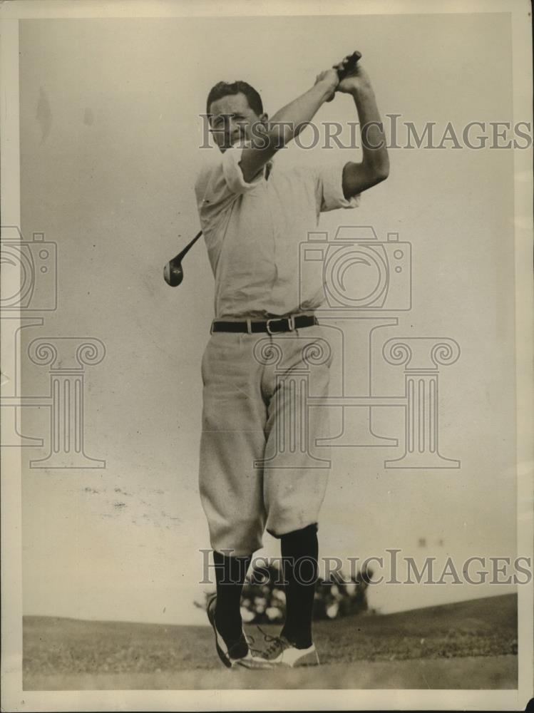 1929 Press Photo WED Stokes at Mid Ocean golf in Bermuda - net30790 - Historic Images