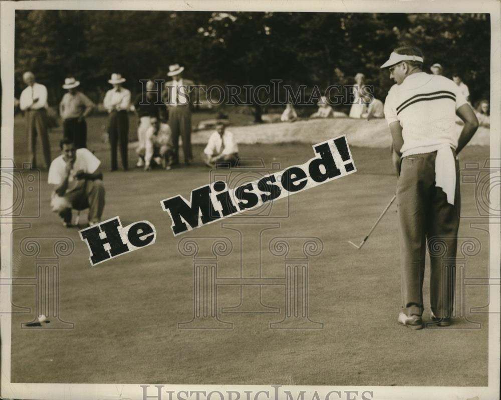 1949 Press Photo Golfer Bill Santor at tournament in Cleveland Ohio - net31064 - Historic Images