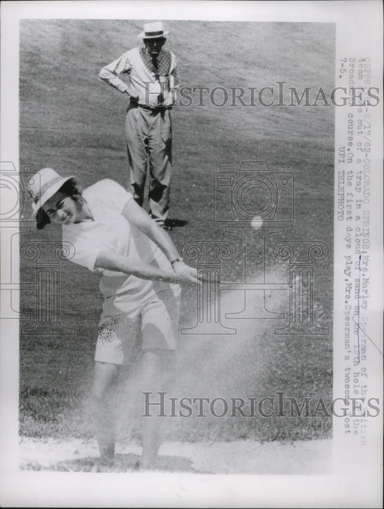 1962 Press Photo Mrs Marley Spearman at golf at Colorado Springs CO - net31440 - Historic Images