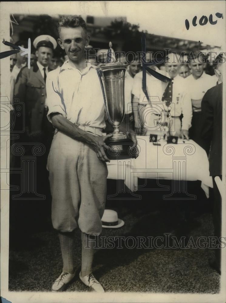 1928 Press Photo Carl Kauffmann wins National Public Links Championship - Historic Images