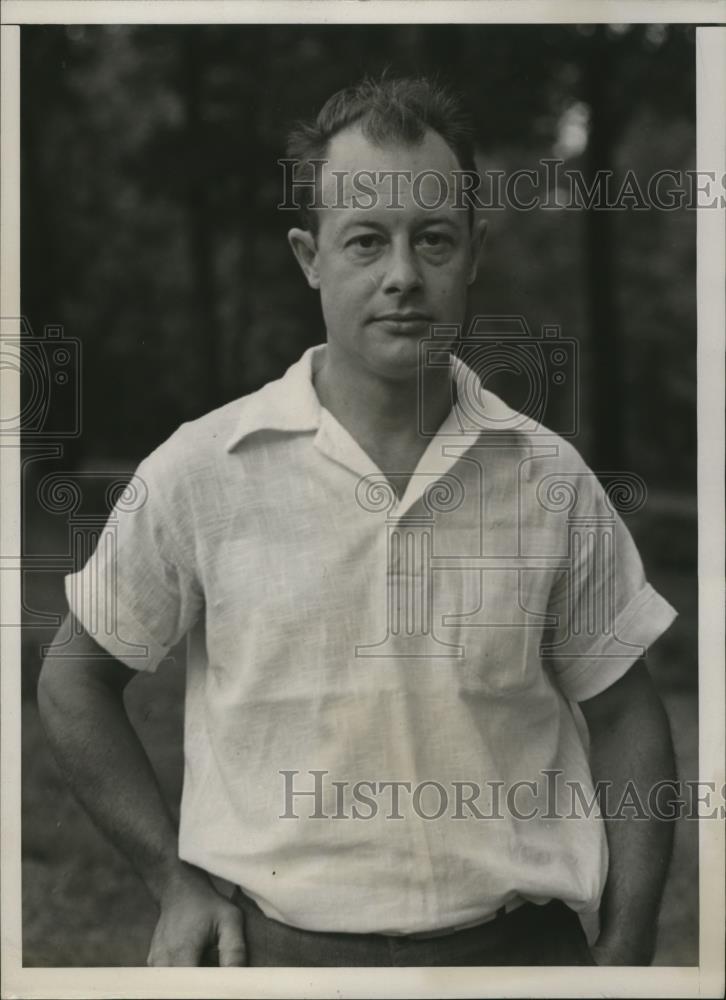 1939 Press Photo Edwin C Whitman at NY World Telegram Hole in One golf in NJ - Historic Images