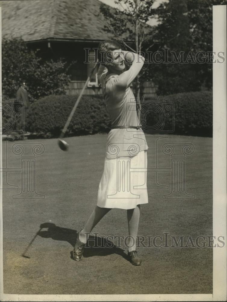 1927 Press Photo Rosalie Knapp at Women's US Open golf in NY - net32244 - Historic Images