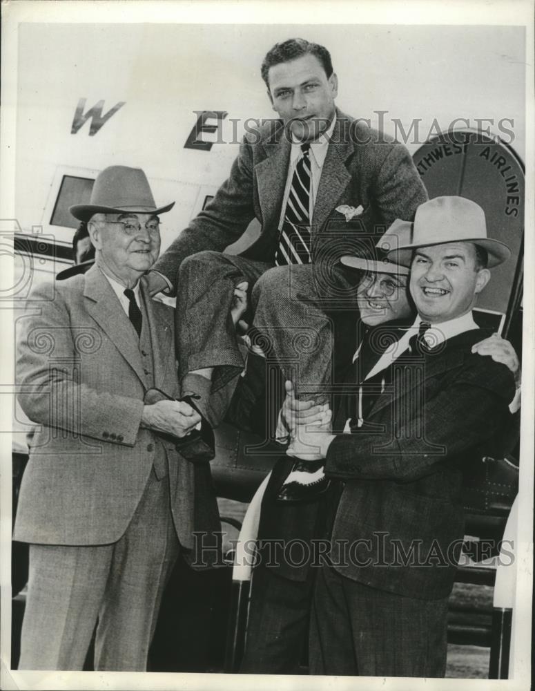 1941 Press Photo National Amateur golf champ Marvin Bud Ward in Spokane WA - Historic Images