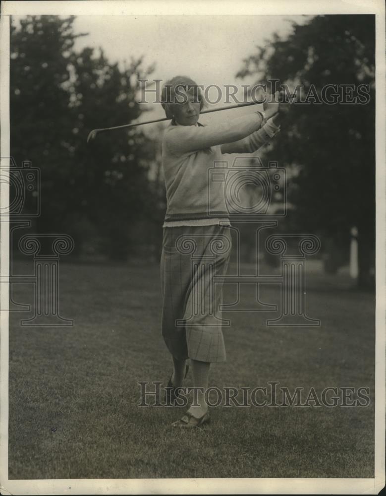 1925 Press Photo Marie Jenney at Metropolitan golf at Short Hills NJ - net32258 - Historic Images