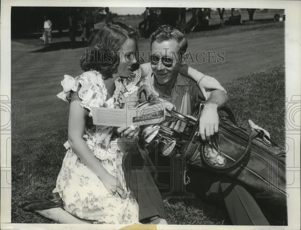 1946 Press Photo Earl Stewart in All-American Amateur Tournament, Tam O'Shanter - Historic Images