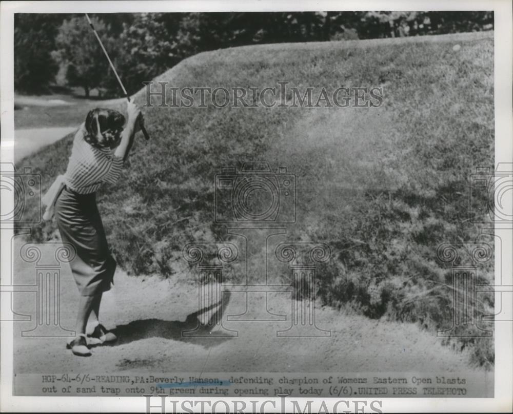 1952 Press Photo Beverly Hanson at Women's Eastern Open Reading PA - net32906 - Historic Images