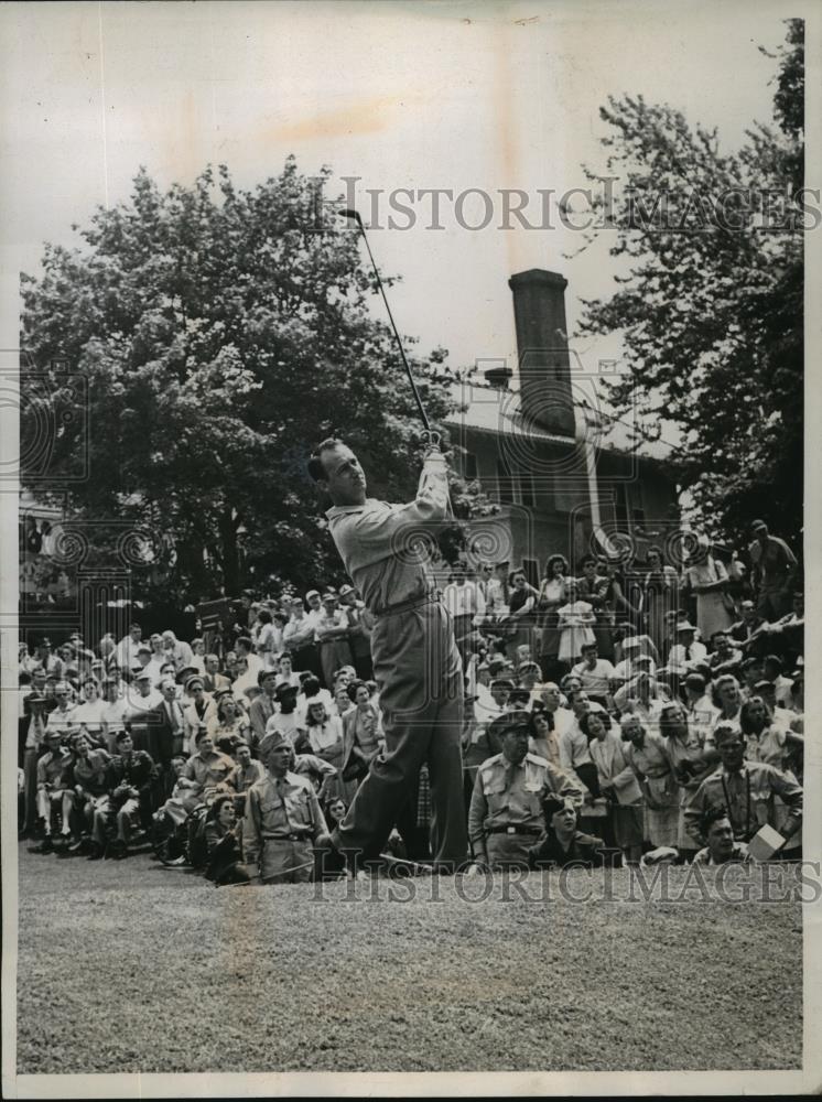 1947 Press Photo Edward Beamon at Washington DC golf tournament - net33131 - Historic Images