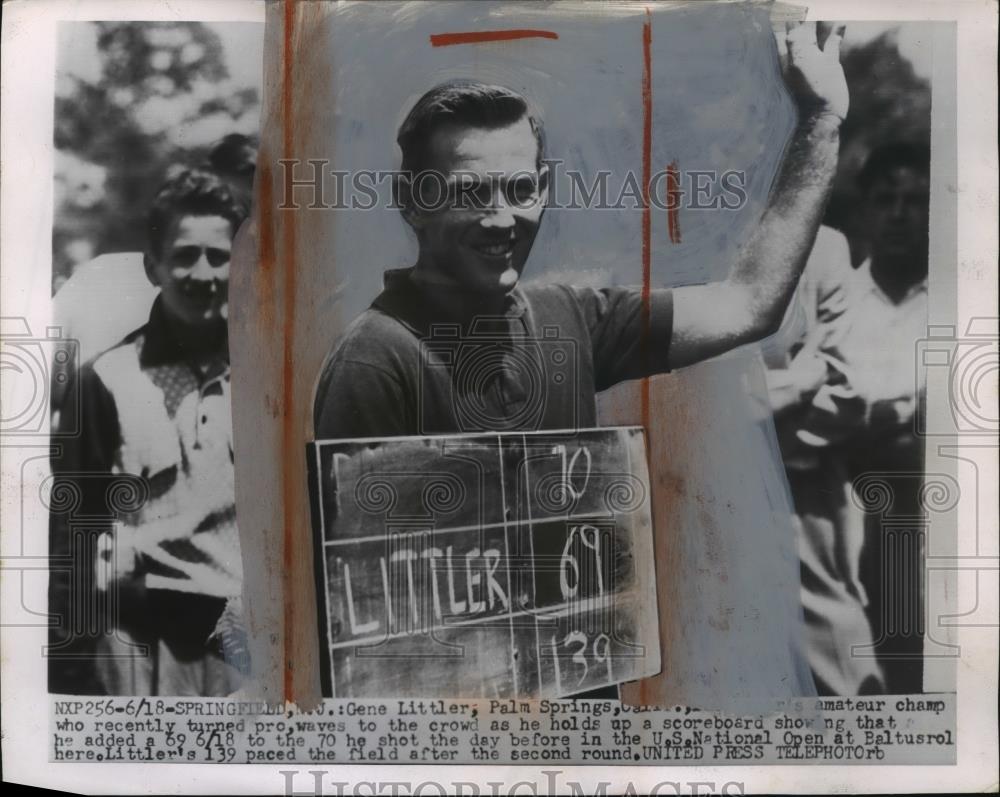 1954 Press Photo Gene Littler at US National Open at Baltrusol club - net33761 - Historic Images