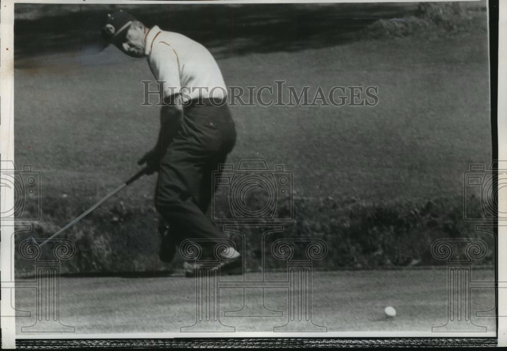 1959 Press Photo Stan Leonard at Masters golf in Augusta Georgia - net33881 - Historic Images