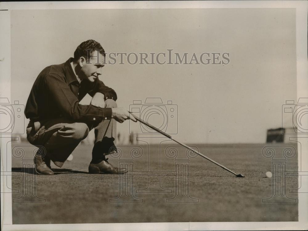 1936 Press Photo Fay Coleman at PGA Championship Pinehurst NC - net33937 - Historic Images