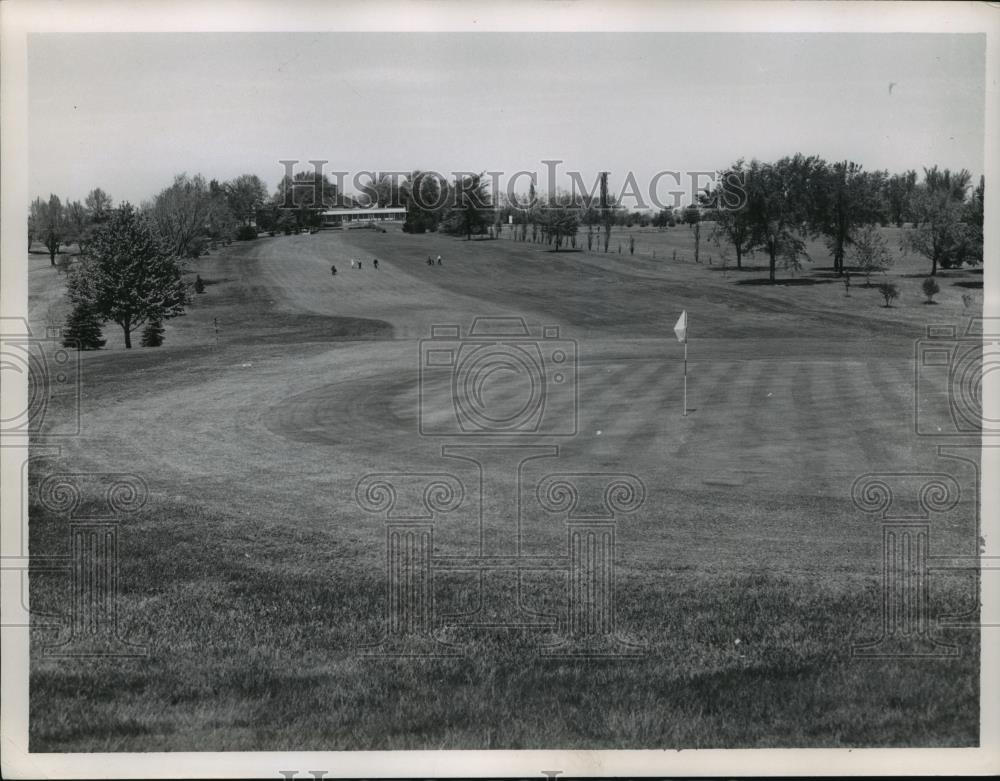 1963 Press Photo view from First Hole at Beechmont Golf Course - net34018 - Historic Images