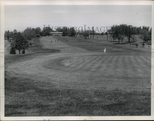 1963 Press Photo view from First Hole at Beechmont Golf Course - net34018 - Historic Images