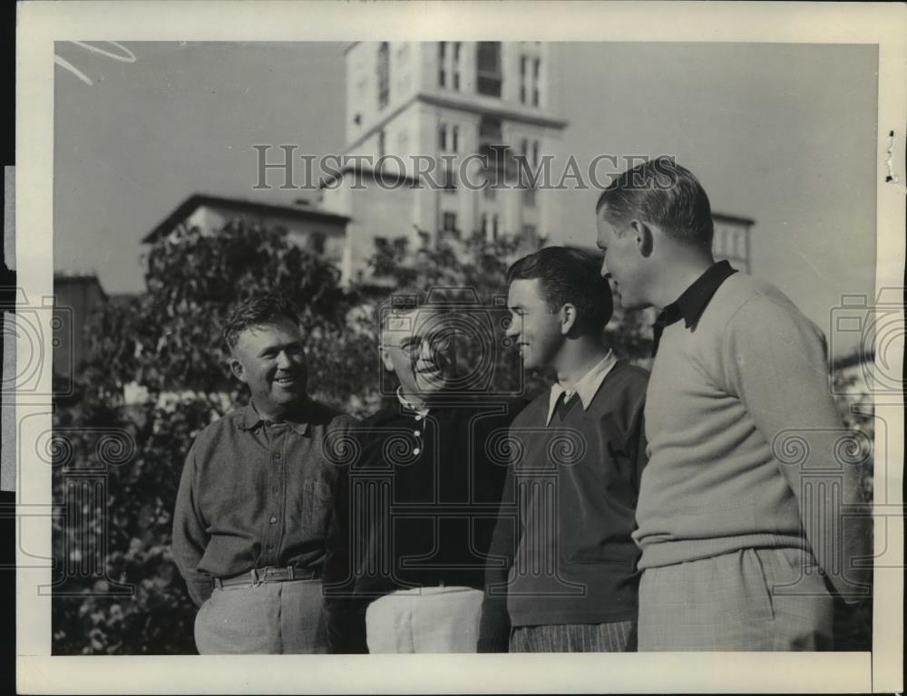 1938 Press Photo Miami Biltmore golf TE Price, Sam Anderson, Frank Allen - Historic Images