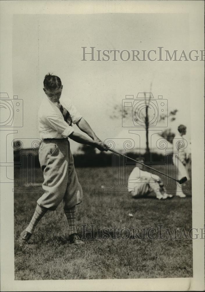 1926 Press Photo Golfer John Jurror on a tournament course - net34322 - Historic Images