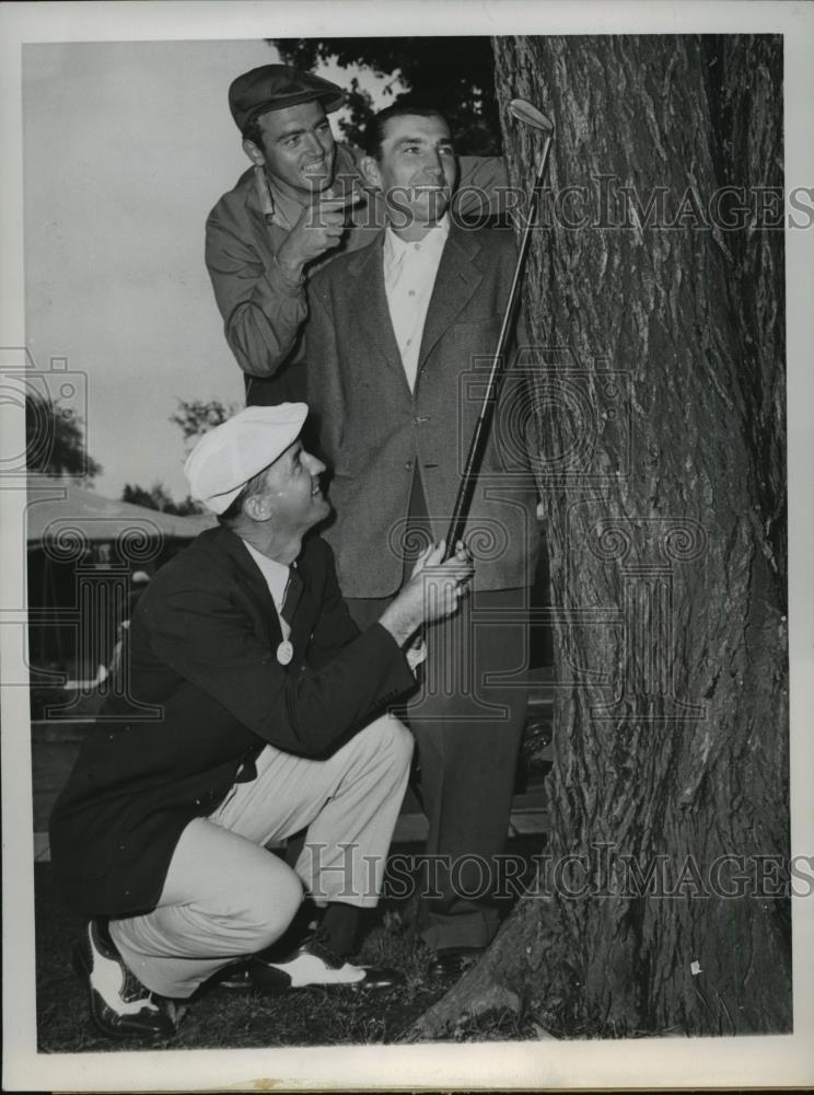 1944 Press Photo All American golf Chicago Carl Christiansen, Ed Furgol - Historic Images