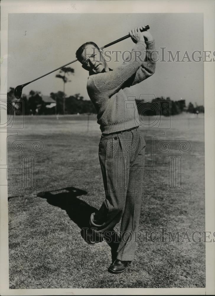 1936 Press Photo Neil Christian at Pinehurst NC PGA tournament - net34325 - Historic Images