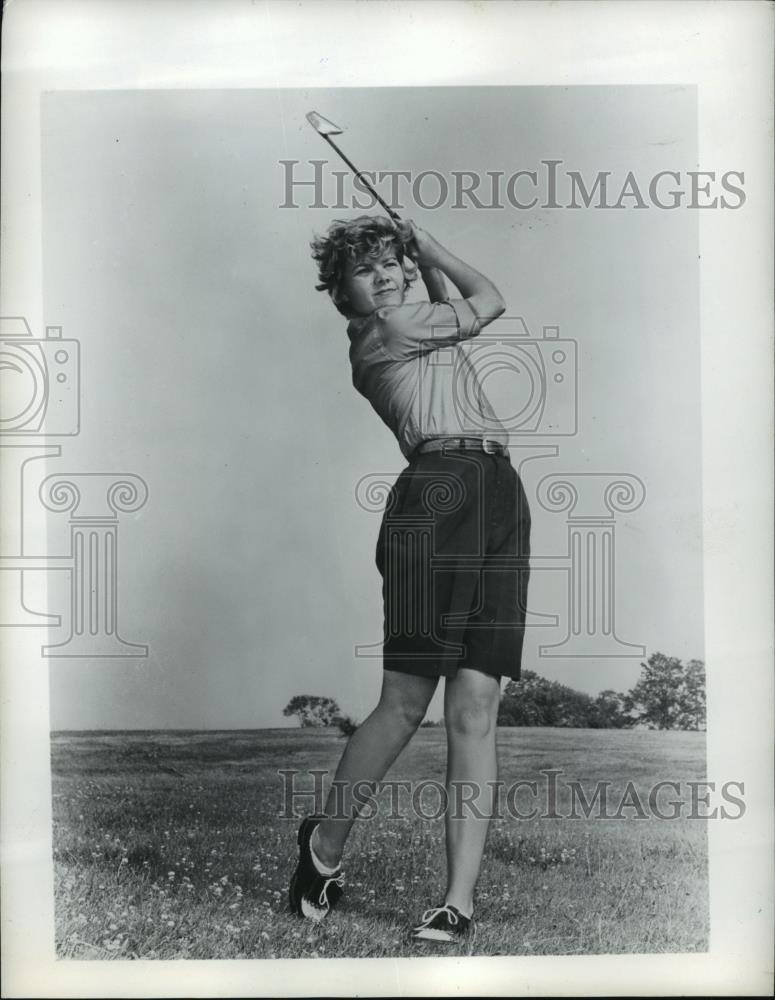 1962 Press Photo golfer Sandra Haynie driving off the tee - net34414 - Historic Images