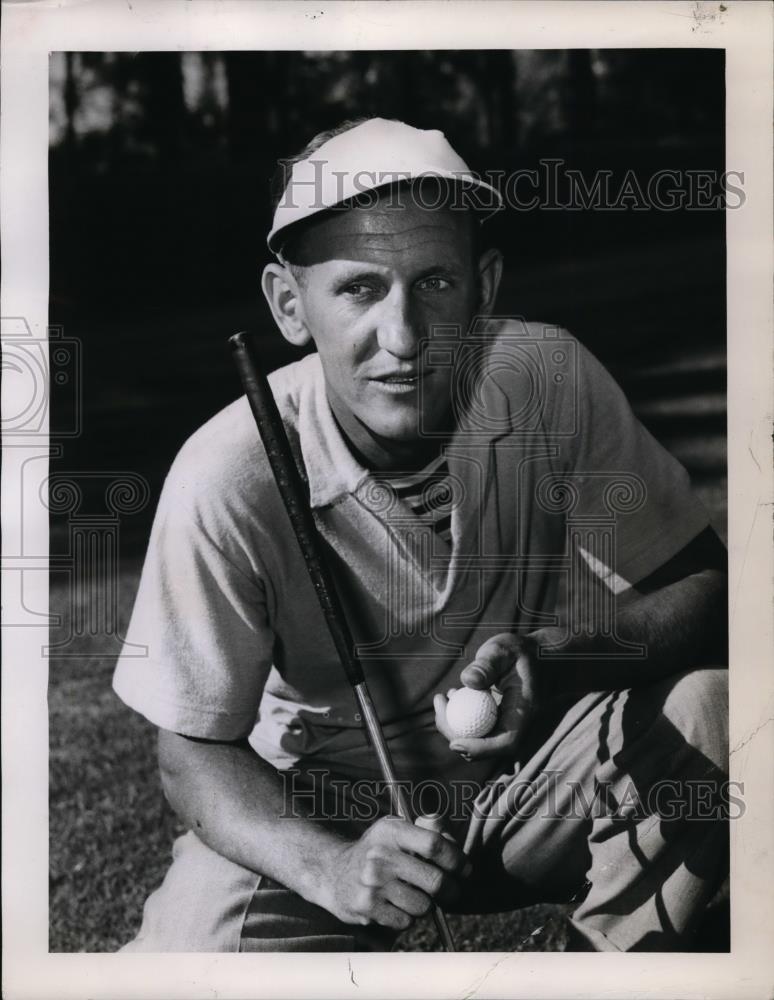 1951 Press Photo Virgil Mitchell, Plays well at Tualatin orc00606