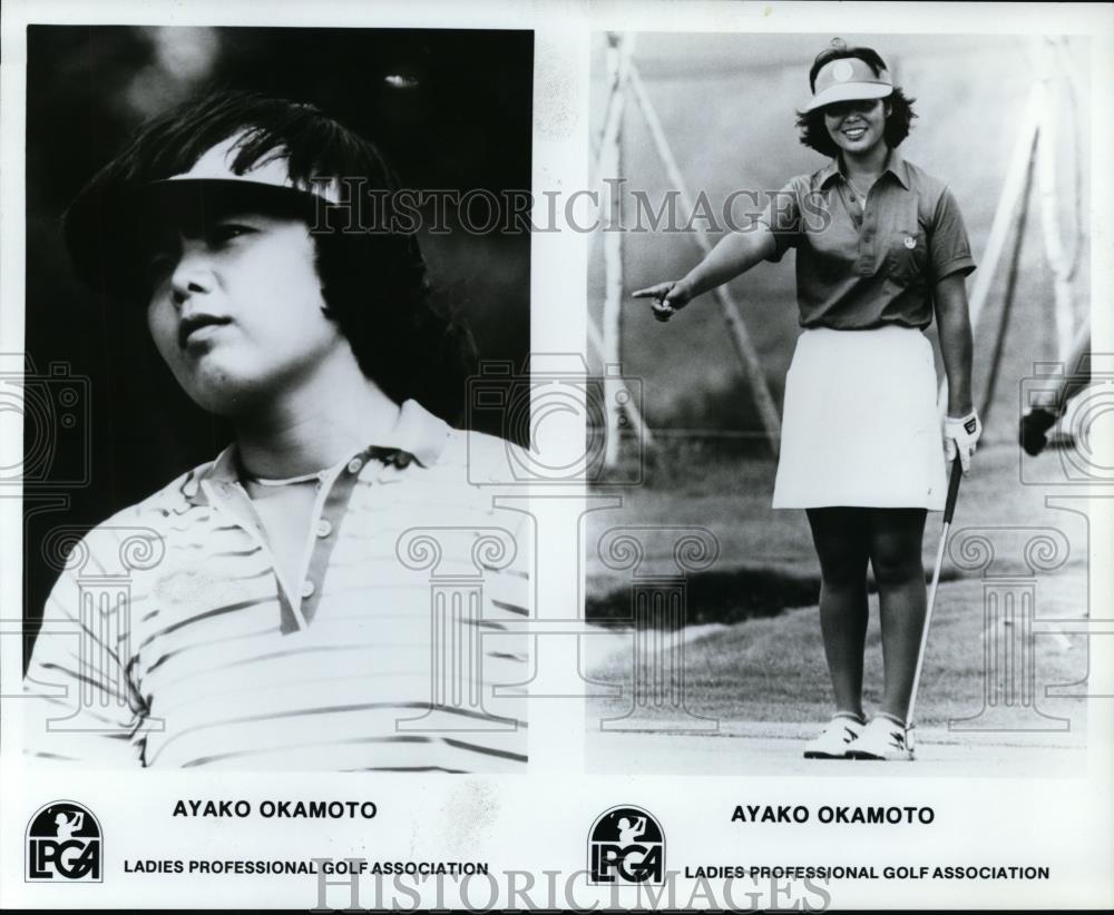 1983 Press Photo Ayako Okamoto, Ladies Professional Golf Association - orc00958 - Historic Images