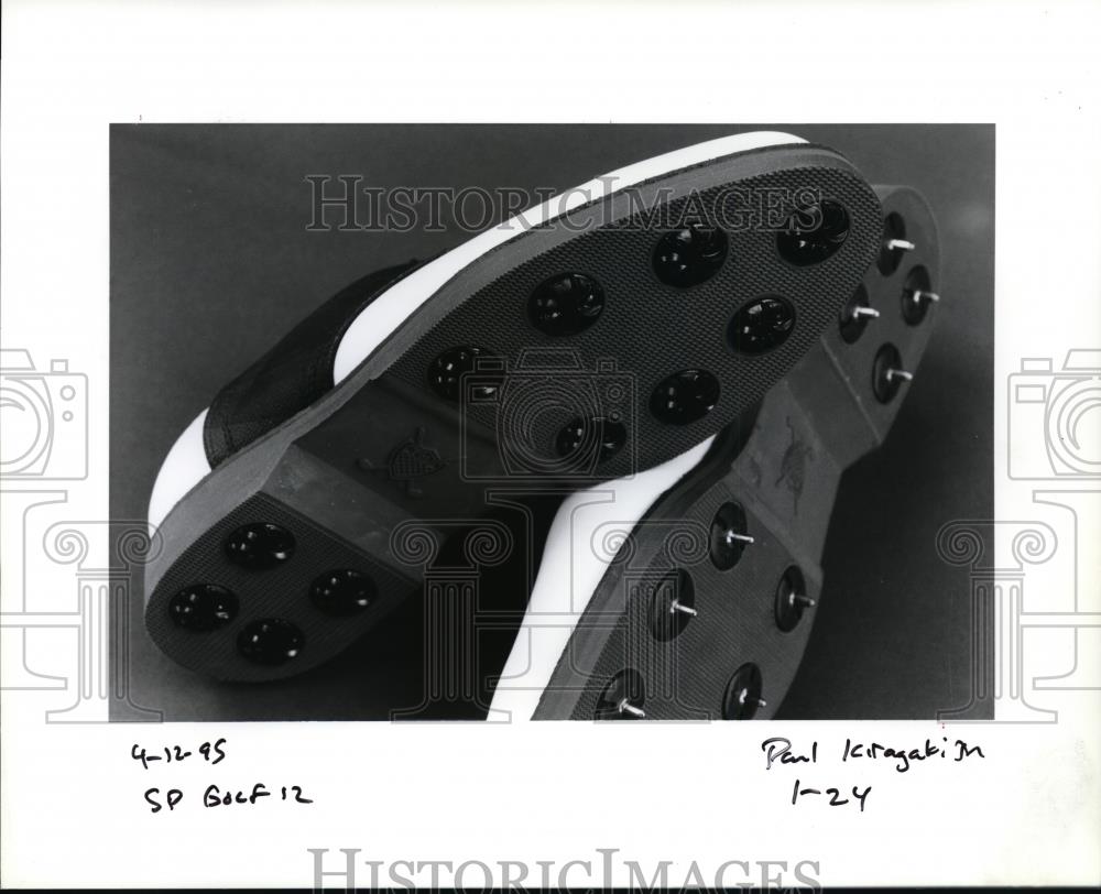 1995 Press Photo Golf Shoes - orc01399 - Historic Images