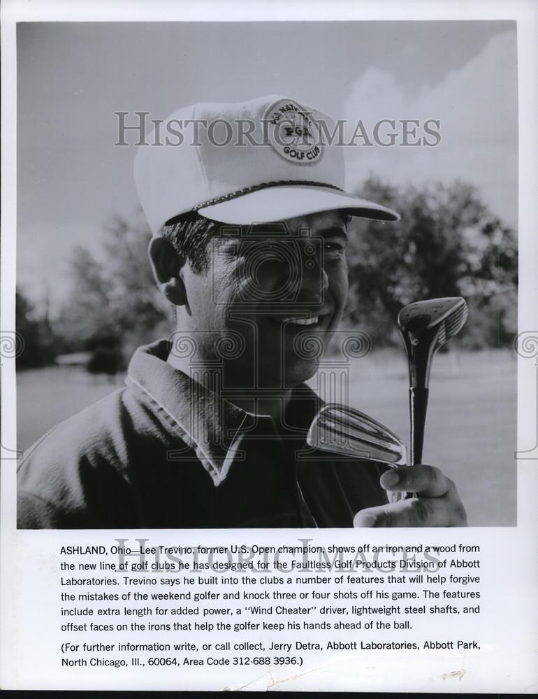 Press Photo Lee Trevino, former U.S. Open champion - orc05198 - Historic Images
