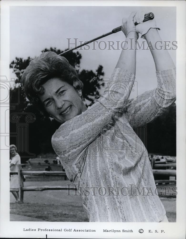 Press Photo Marilyn Smith Ladies Professional Golf Association - orc09658 - Historic Images