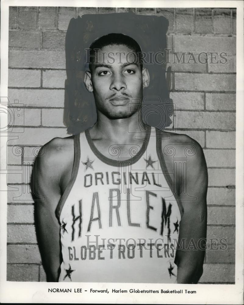 1962 Press Photo Norman Lee, Forward Harlem Globetrotters Basketball Team - Historic Images
