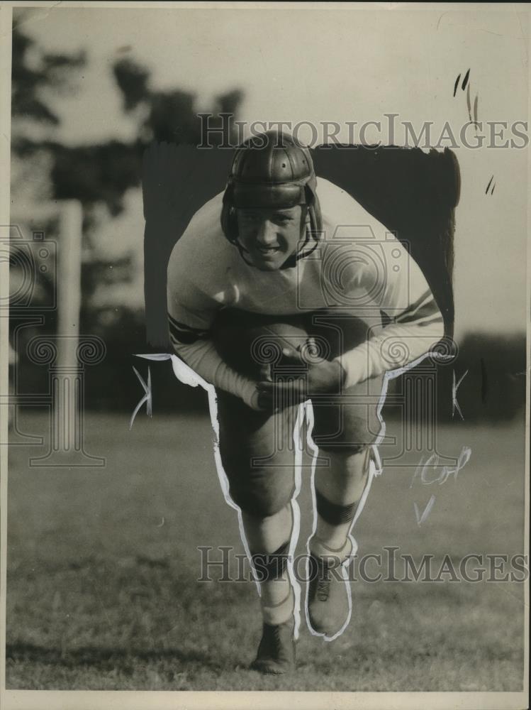 1928 Press Photo Harlow Rothert Stanfor fullback also plays quarterback - Historic Images