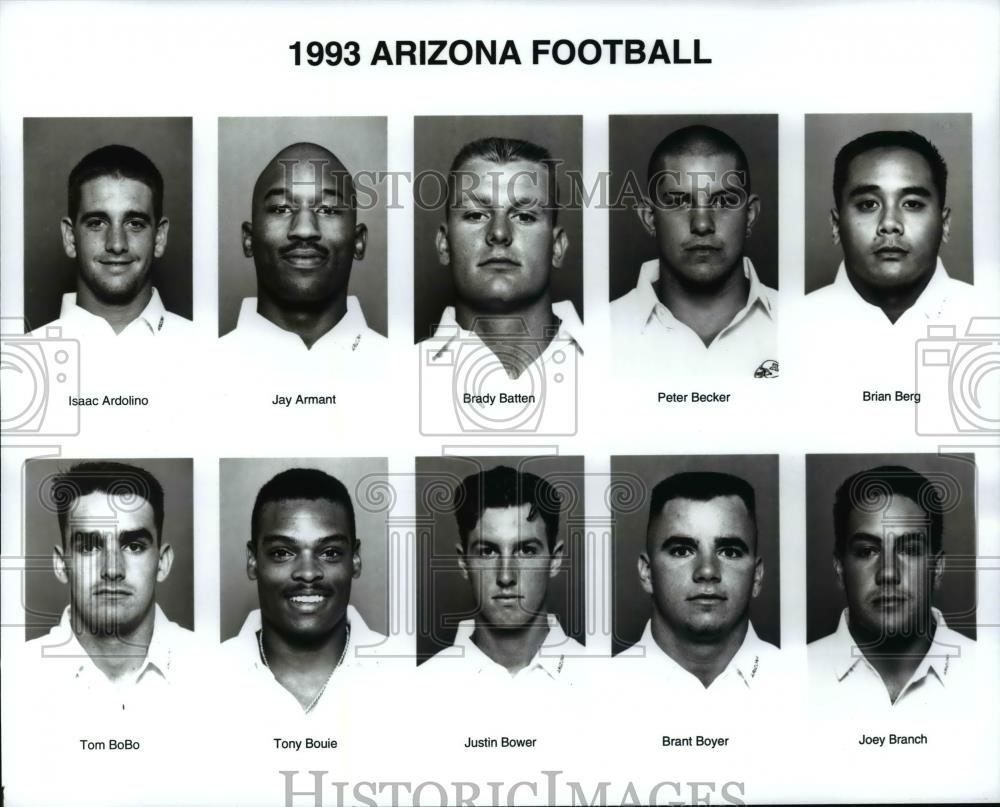 1993 Press Photo 1993 Arizona Football - orc07470 - Historic Images