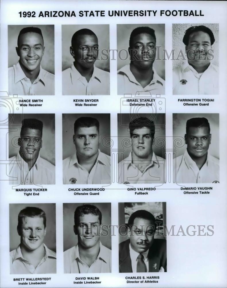1992 Press Photo 1992 Arizona State Football Team - orc08193 - Historic Images
