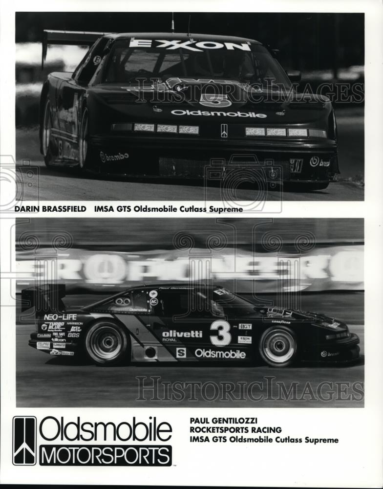 Press Photo Paul Gentillozzi and Darin Brassfield drives IMSA GTS Oldsmobile - Historic Images
