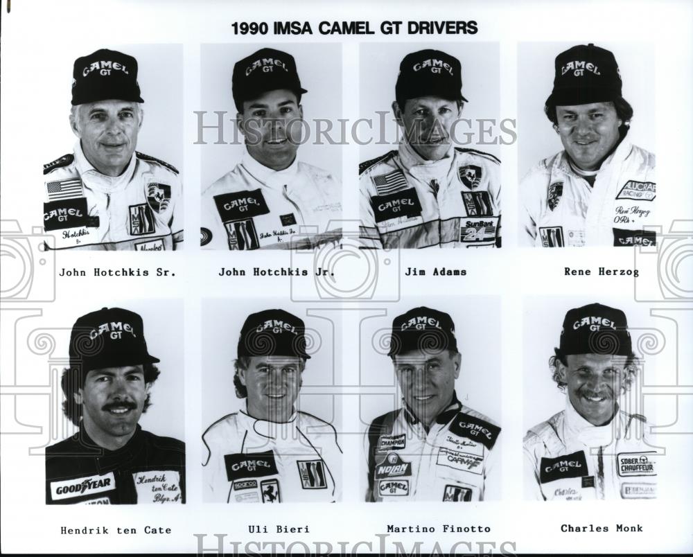 Press Photo The members of the 1990 IMSA Camel GT Drivers competition - Historic Images