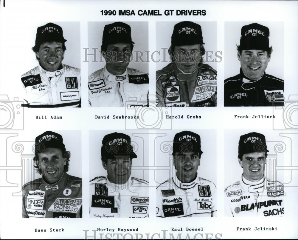 Press Photo The members of the 1990 IMSA Camel GT Drivers competition - Historic Images