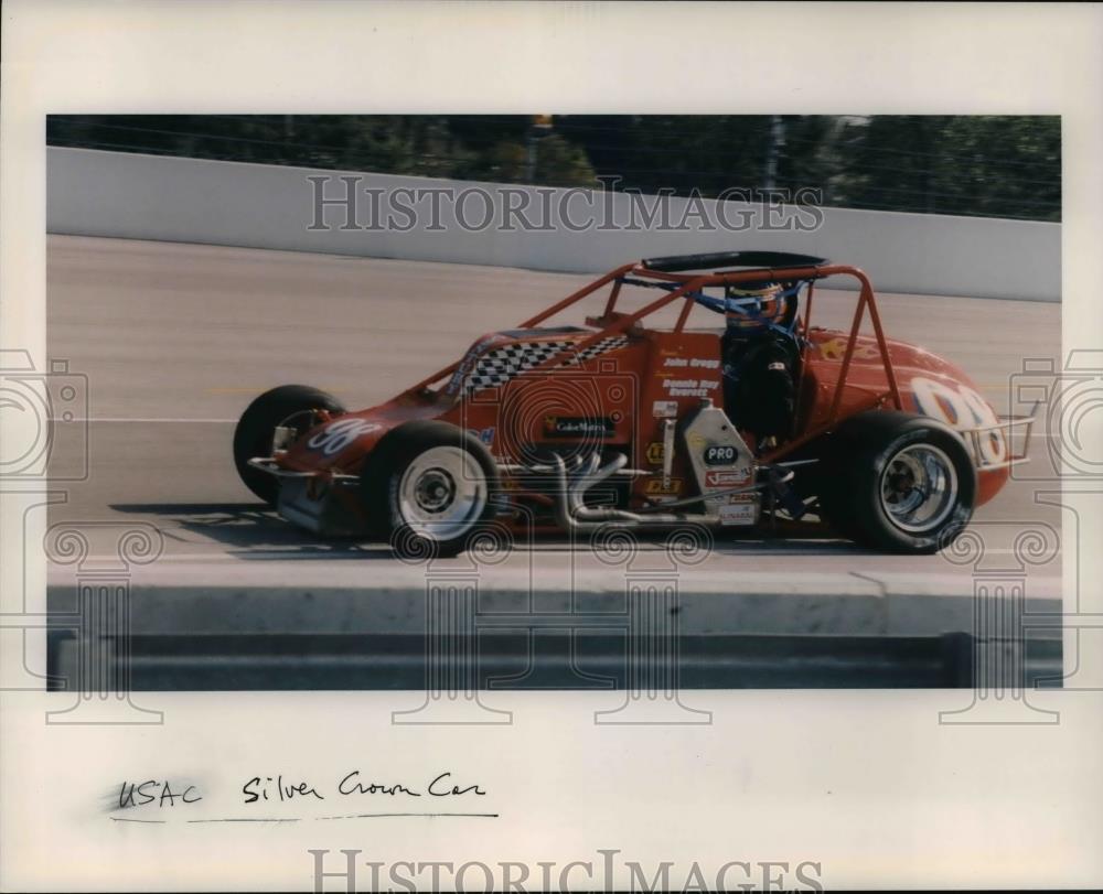 Press Photo USAC Silver Crown Car - orc04030 - Historic Images