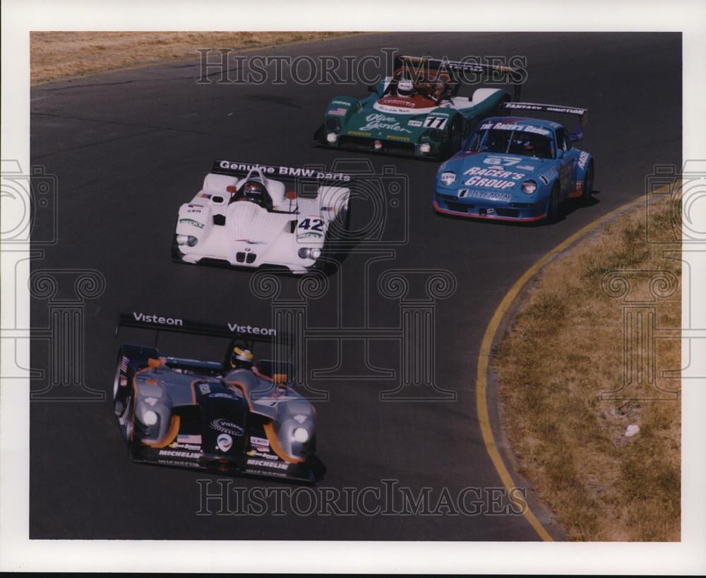 Press Photo Race Track Action - orc04582 - Historic Images