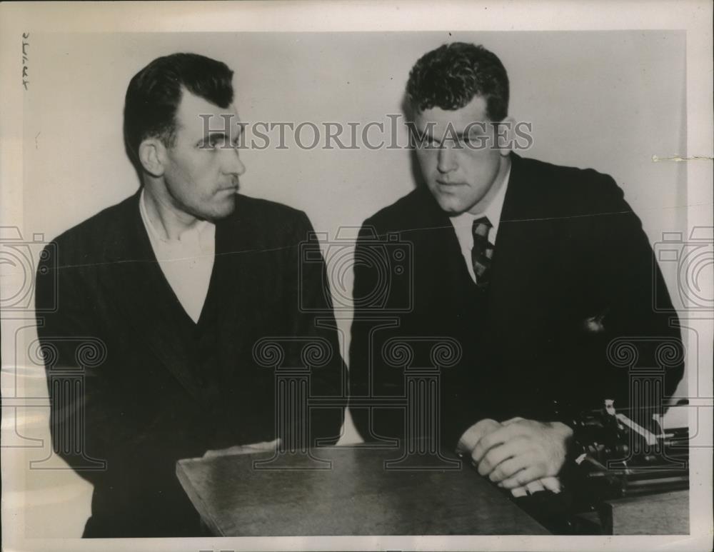 1937 Press Photo Jack Phillips aka Willis, Jack Torrence in alleged framed fight - Historic Images