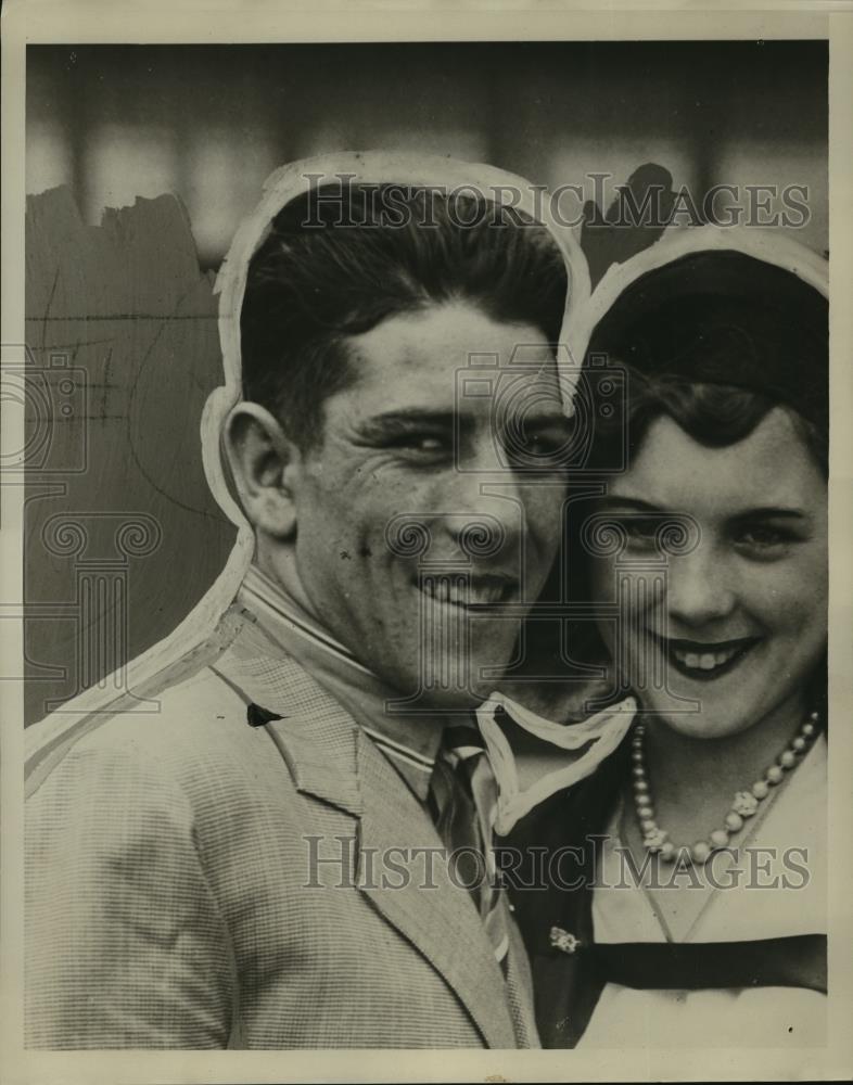 1930 Press Photo Justo Suarez &quot;El Torito de Mataderos&quot; Argentine boxer - Historic Images