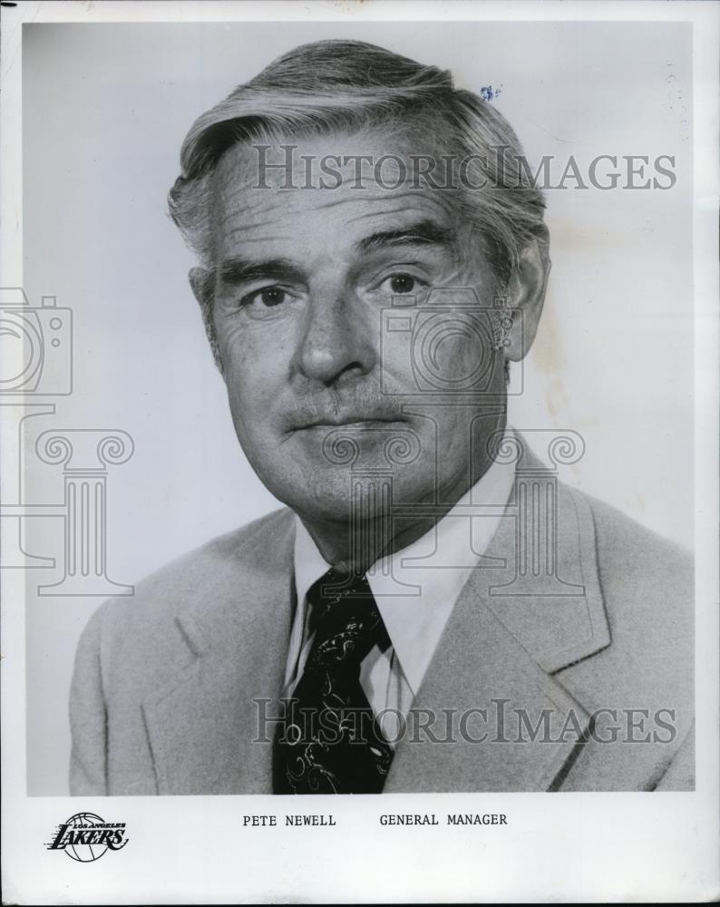 1976 Press Photo Pete Newell, General Manager - orc00597 - Historic Images