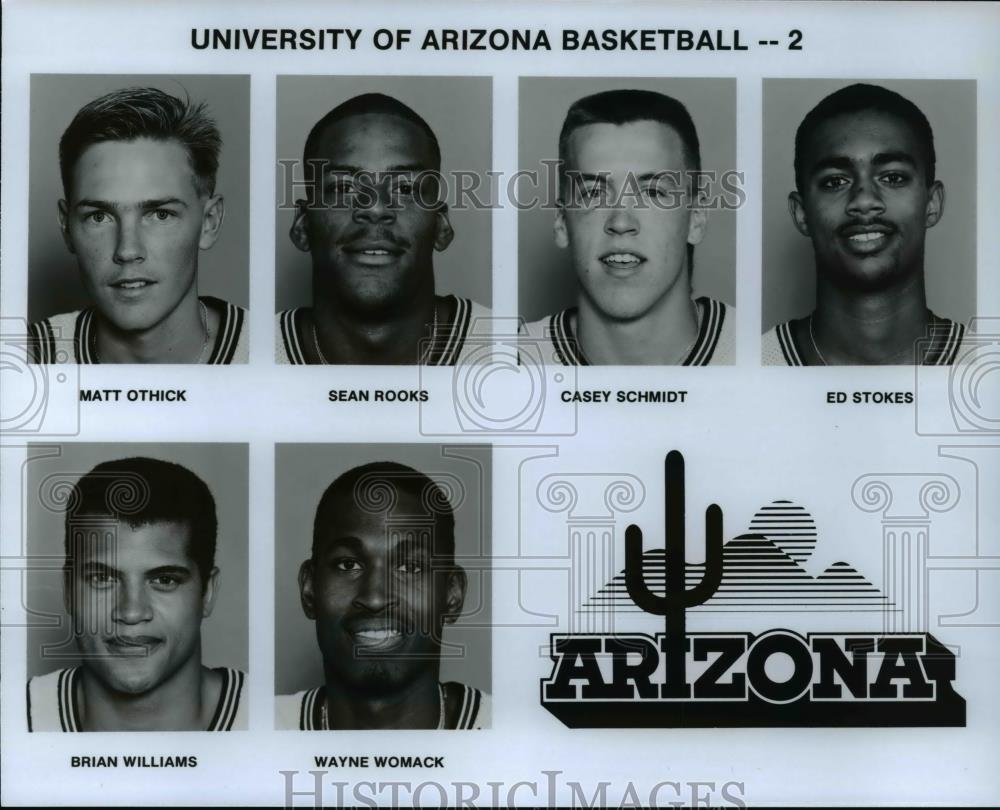 Press Photo University of Arizona Basketball -- 2 - orc07455 - Historic Images