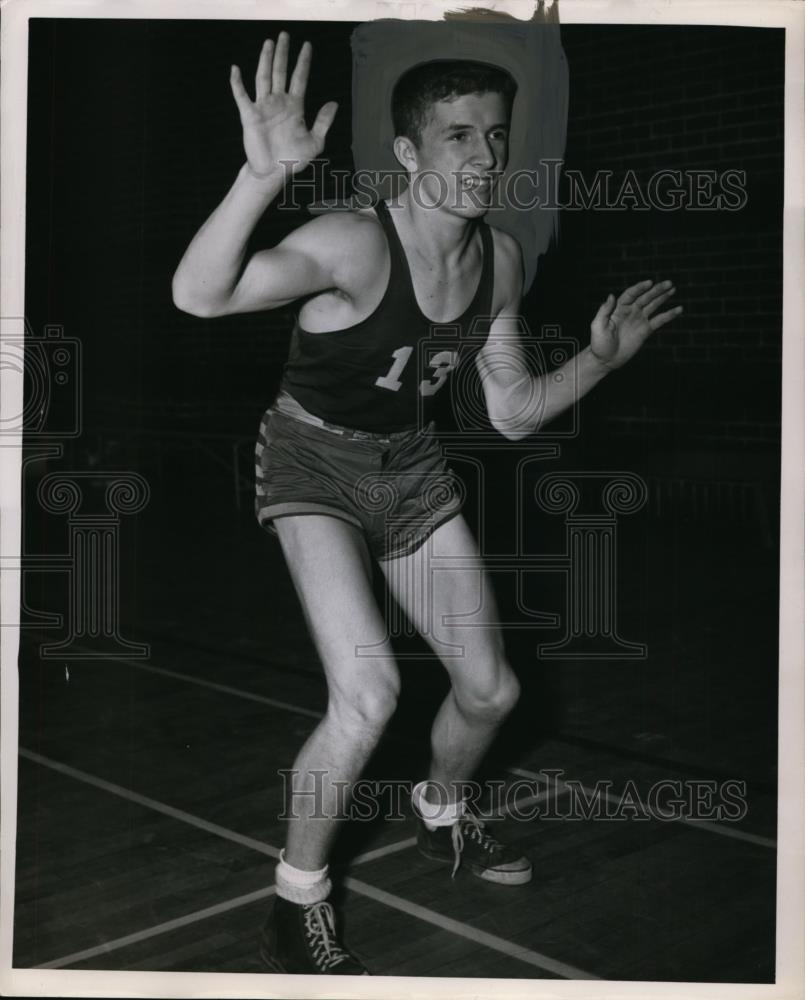 1951 Press Photo Jim McCamant to face Lincoln&#39;s Redbirds. - orc08671 - Historic Images