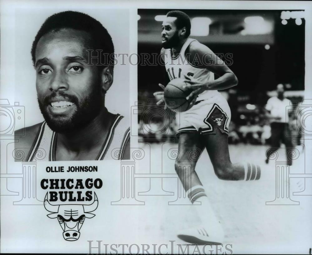 Press Photo Ollie Johnson, Chicago Bulls - orc10085 - Historic Images