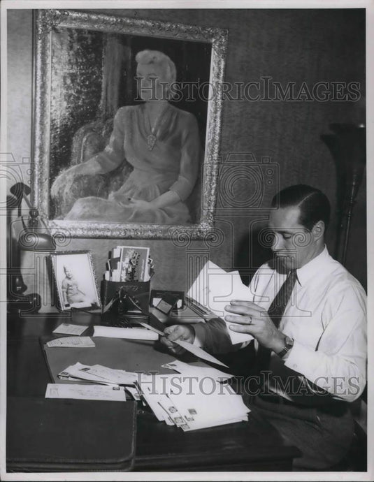 1955 Press Photo Bob Feller - cva20671 - Historic Images