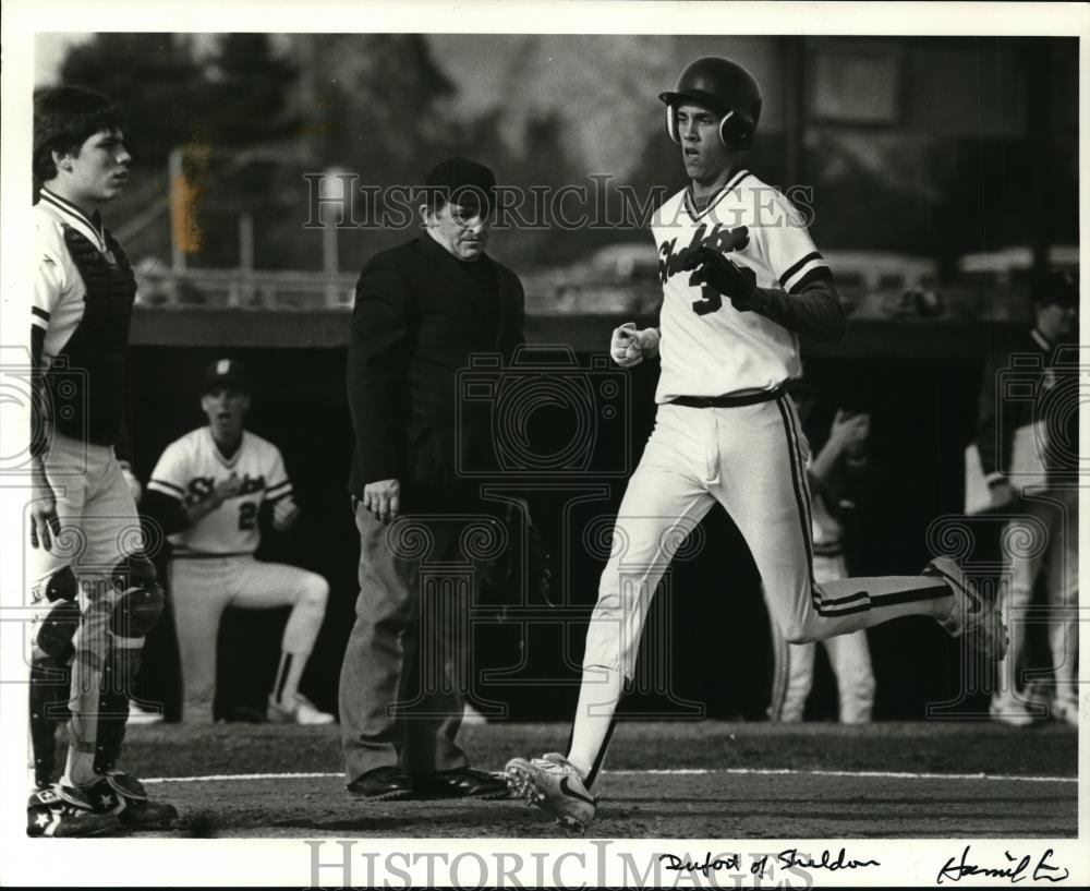 Press Photo Dave Dufort, Sheldon, Baseball - orc01525 - Historic Images
