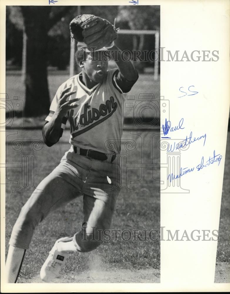 Press Photo Paul Weatheroy, Baseball - orc02659 - Historic Images