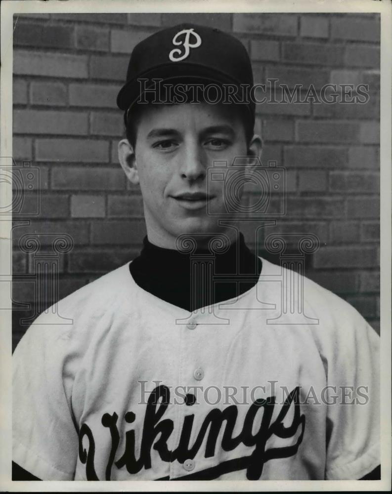 Press Photo Dean Wallace is a baseball player of Vikings team - orc03340 - Historic Images