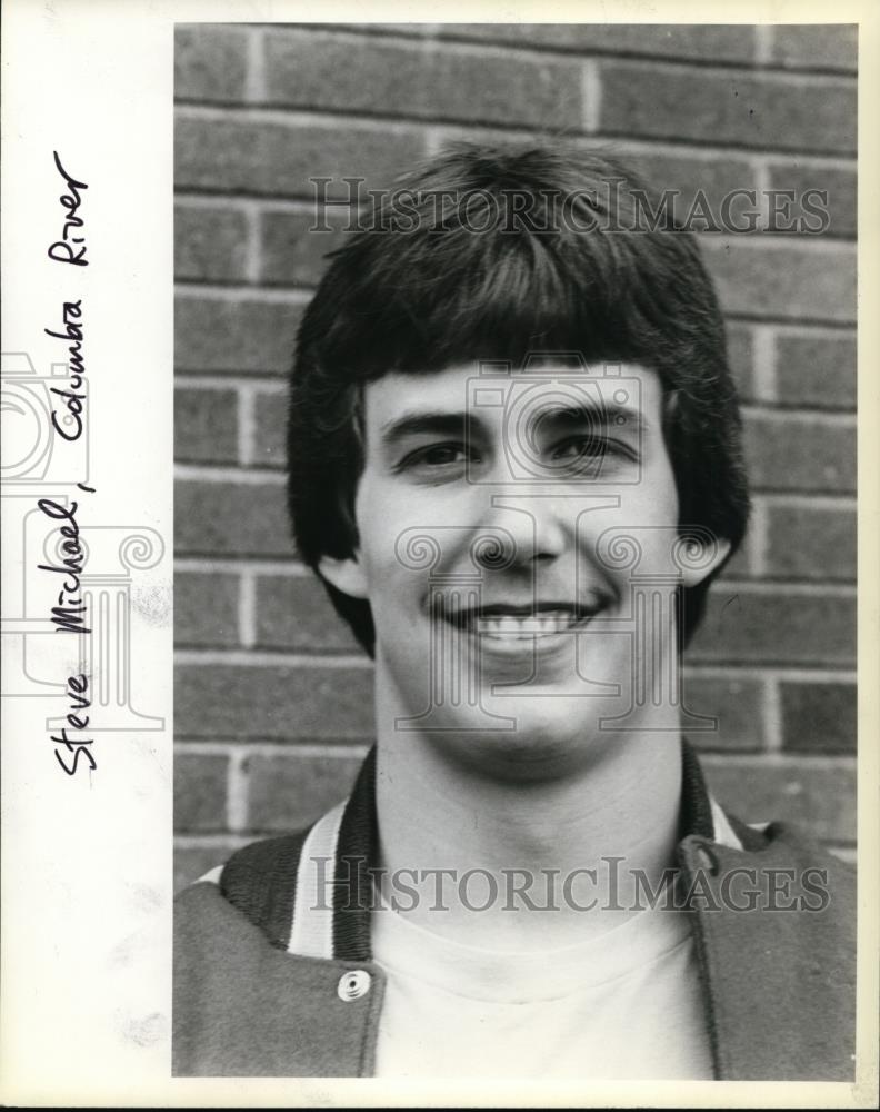 1984 Press Photo Steve Michael, Columbia River baseball player - orc08719 - Historic Images